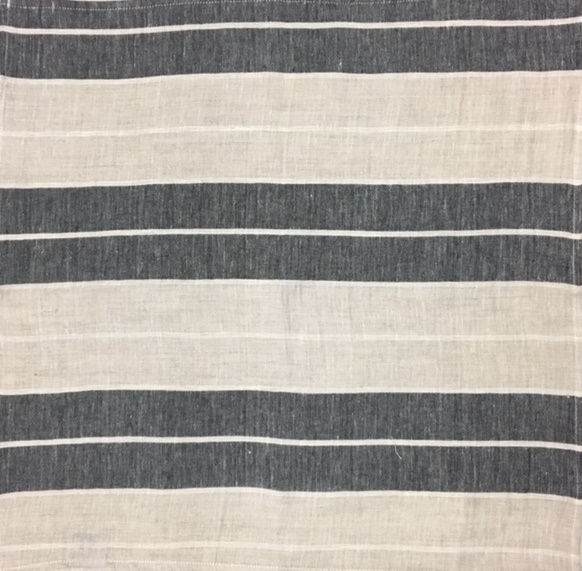 A black and white striped fabric