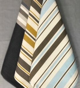 Terre Basque Stripe Collection French set of 3 napkins