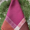 Lavender Flower Magenta French Jacquard Napkins set of 6 - Image 2