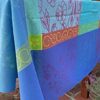 French Jacquard Tablecloth Orangerie Multicolor - Image 3