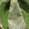 Villecroze Natural White Roses French Set of 6 napkins - Image 2