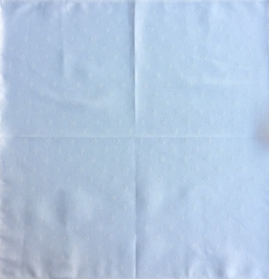 A white plain napkin