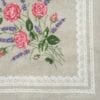Villecroze Natural Roses French Set of 6 napkins