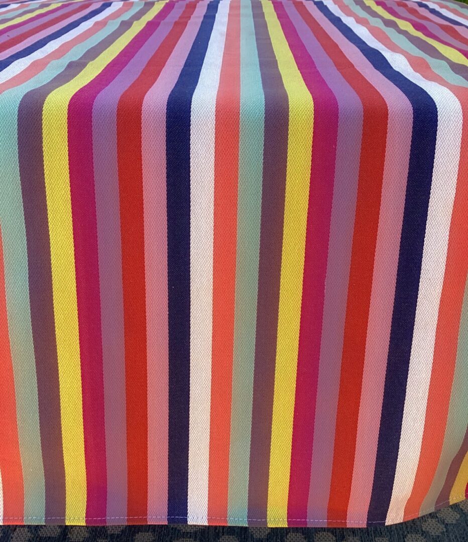 French Tablecloth Multi-Stripe - Image 3